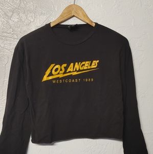 Riot Queen LA westcoast 1989 vintage crop top